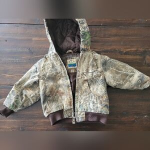Kids Camouflage Hooded Jacket